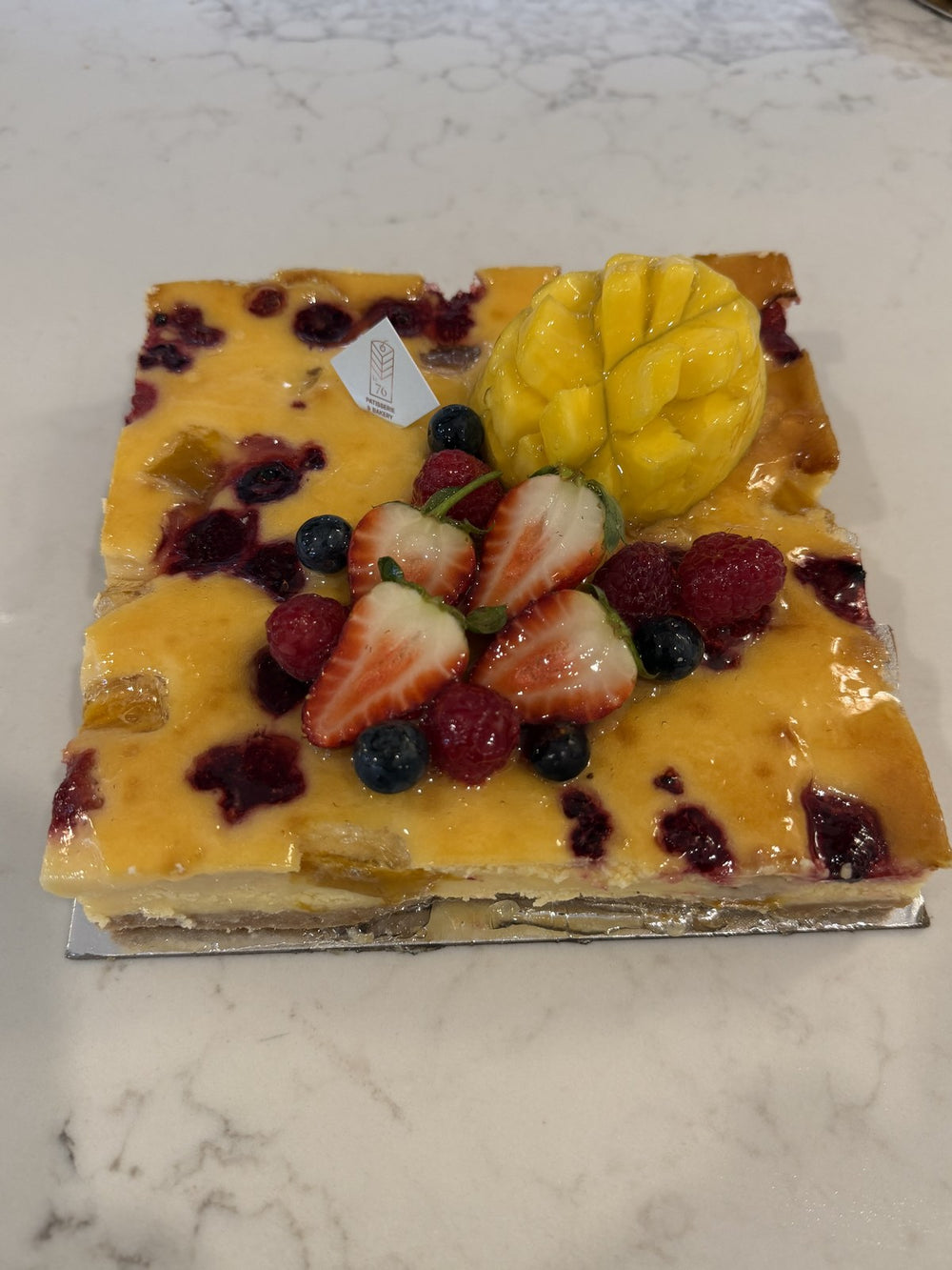 Danish Raspberry Slices Wholesale cakes, pastries and desserts – Le 76 Patisserie & Bakery