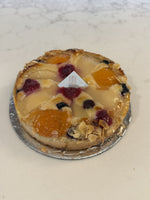 A Le 76 frangipane tart, almond frangipane baked golden with fruit